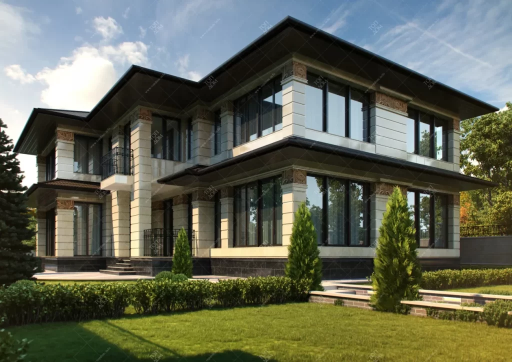 Фото 31 — Дома с панорамными окнами: архитектурные решения для естественного освещения